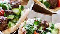 Lamb Gyros With Greek Tzatziki Sauce Lamb Gyros With Greek Tzatziki Sauce