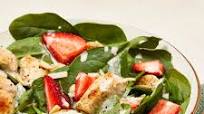 Chicken Strawberry Spinach Salad with Ginger-Lime Dressing Chicken Strawberry Spinach Salad with Ginger-Lime Dressing