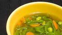 Vegetable Soup with Shirataki and Edamame Vegetable Soup with Shirataki and Edamame