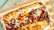 Red Bean and French Fry Casserole Red Bean and French Fry Casserole