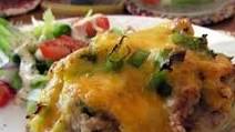 Ground Beef and Broccoli Stuffed Potatoes Ground Beef and Broccoli Stuffed Potatoes