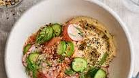 Everything Bagel Hummus Bowl Everything Bagel Hummus Bowl