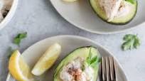Healthy Crab Salad Stuffed Avocados Healthy Crab Salad Stuffed Avocados