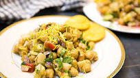 Kabuli Chana Chaat - High Protein Snack of Chickpea Chaat Kabuli Chana Chaat - High Protein Snack of Chickpea Chaat