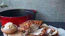 Bavarian beer-roasted pork with crackling Bavarian beer-roasted pork with crackling