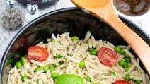 Orzo Pasta with Basil & Veggies Orzo Pasta with Basil & Veggies