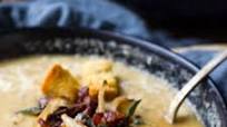 Roasted Cauliflower Soup with Bacon and Caramelized Onions Roasted Cauliflower Soup with Bacon and Caramelized Onions