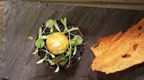BEEF TARTARE WITH WATERMELON, YUZU & EGG YOLK BEEF TARTARE WITH WATERMELON, YUZU & EGG YOLK