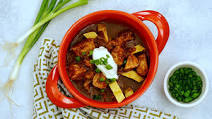 Chicken Mole with Tortilla Strips Chicken Mole with Tortilla Strips