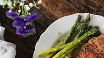 Pan Seared Salmon + Herbed Butter Sauce Pan Seared Salmon + Herbed Butter Sauce