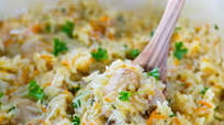 Creamy Chicken and Rice Recipe (a one-pot meal) Creamy Chicken and Rice Recipe (a one-pot meal)