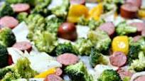 One Pan Turkey Sausage and Vegetables One Pan Turkey Sausage and Vegetables