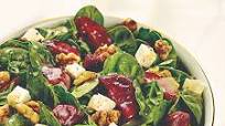 Baby Spinach Salad with Beets, Feta & Walnuts Baby Spinach Salad with Beets, Feta & Walnuts