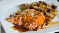 Maple Bourbon Salmon Maple Bourbon Salmon