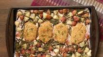 One Pan Pork Chops with Red Potatoes & Green Beans One Pan Pork Chops with Red Potatoes & Green Beans