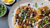 Spiced Beef Flatbreads with Yogurt and Herbs Spiced Beef Flatbreads with Yogurt and Herbs