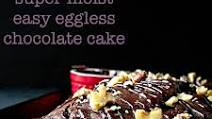 Super Moist Easy Eggless Chocolate Cake Super Moist Easy Eggless Chocolate Cake