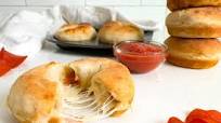 Pepperoni Pizza Stuffed Bagels Pepperoni Pizza Stuffed Bagels