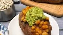 Loaded Sweet Potatoes with Baked Beans Loaded Sweet Potatoes with Baked Beans