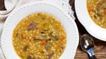 Mushroom Barley Soup with Flanken Mushroom Barley Soup with Flanken