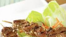 Peanut-Crusted Pork Satay Peanut-Crusted Pork Satay