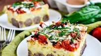 Caprese Sausage Breakfast Bake Caprese Sausage Breakfast Bake