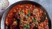 Braised red wine oxtail Braised red wine oxtail