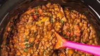Cheesy slow cooker lentils Cheesy slow cooker lentils