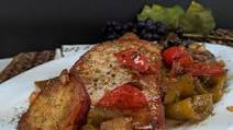 Pork Chops with Cherry Peppers & Potatoes Pork Chops with Cherry Peppers & Potatoes