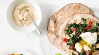 Egg, Kale and Tomato Breakfast Wraps with Hummus Egg, Kale and Tomato Breakfast Wraps with Hummus