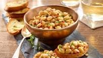 Frijoles Blancos sobre Tostadas con Ajo Frijoles Blancos sobre Tostadas con Ajo