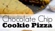 Giant Chocolate Chip Cookie Pizza Recipe Giant Chocolate Chip Cookie Pizza Recipe