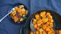 Roasted Butternut Squash with Adzuki Beans, Mint, and Lime Vinaigrette Roasted Butternut Squash with Adzuki Beans, Mint, and Lime Vinaigrette
