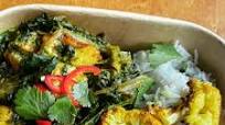 Deliciously Vegetarian, Saag Halloumi Deliciously Vegetarian, Saag Halloumi