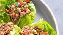 Sesame Pork Lettuce Wraps Sesame Pork Lettuce Wraps