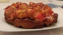 BBQ Waffle Pizza BBQ Waffle Pizza