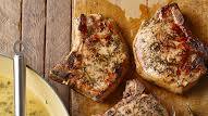 Pan-Roasted Pork Chops with Lemon Caper Sauce Pan-Roasted Pork Chops with Lemon Caper Sauce