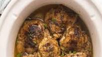 Slow Cooker Chicken Thighs Slow Cooker Chicken Thighs