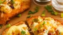Air Fryer Breakfast Pizza With Biscuit Crust Air Fryer Breakfast Pizza With Biscuit Crust