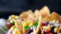 Teriyaki Pork Wonton Tacos Teriyaki Pork Wonton Tacos