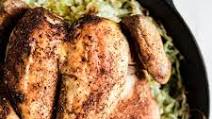 Skillet Roasted Chicken with Cabbage Skillet Roasted Chicken with Cabbage