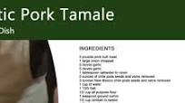 Authentic Pork Tamale Authentic Pork Tamale