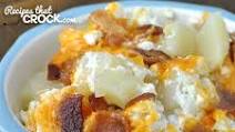 Crock Pot Loaded Potatoes Crock Pot Loaded Potatoes