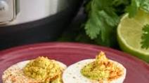 Instant Pot Guacamole Deviled Eggs Instant Pot Guacamole Deviled Eggs