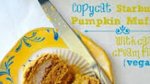 Copycat Starbucks Pumpkin Muffin with a Cashew Cream Filling {vegan} Copycat Starbucks Pumpkin Muffin with a Cashew Cream Filling {vegan}