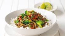 Thai-Style Stir-Fried Minced Beef Thai-Style Stir-Fried Minced Beef