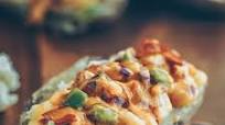 Twice Baked Pizza Mac & Cheese Potato Twice Baked Pizza Mac & Cheese Potato