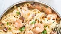 Garlic Shrimp Pasta in Creamy Sauce Garlic Shrimp Pasta in Creamy Sauce