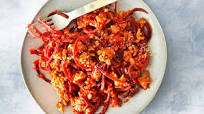 Beet Noodles with Turkey Bolognese Beet Noodles with Turkey Bolognese