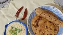 Paratha with raita Paratha with raita